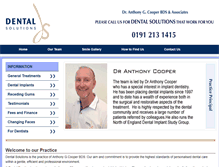Tablet Screenshot of dental-solutions.co.uk